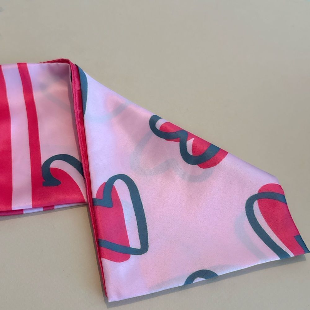 Heart Pattern Scarf P20 - Picture 4 of 5
